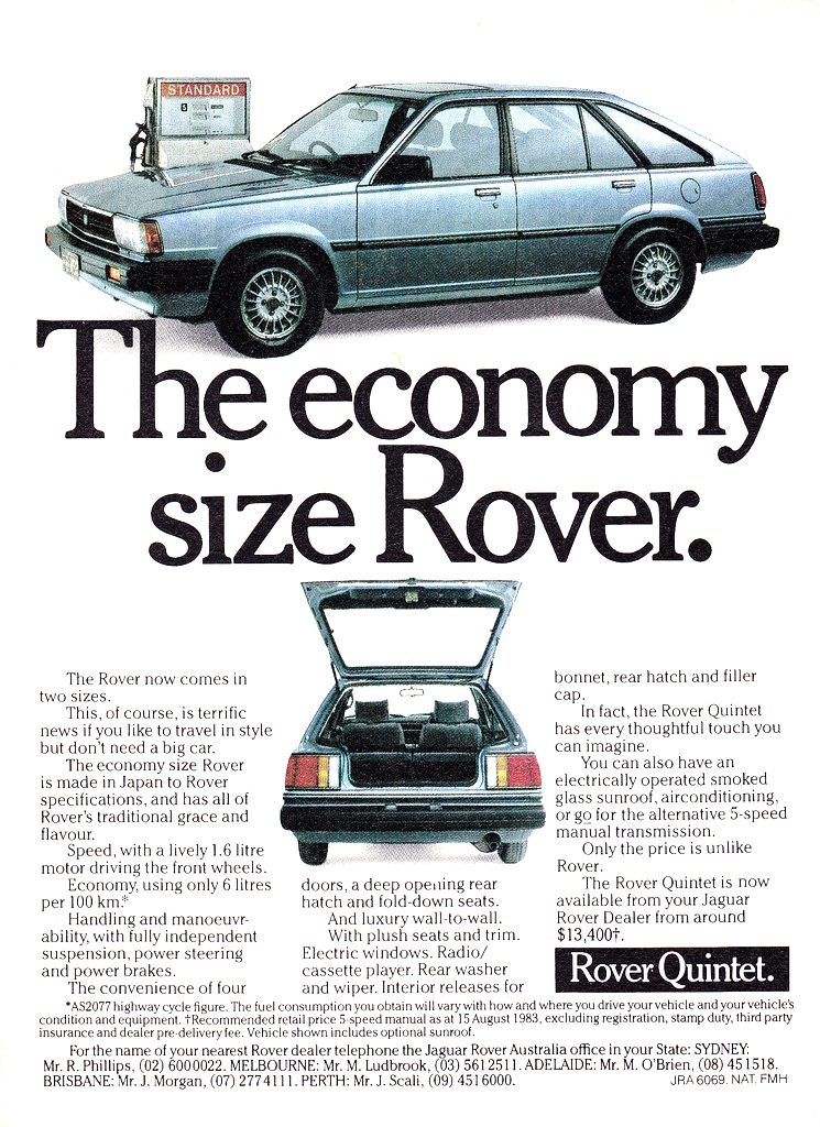 1983 Rover Quintet 